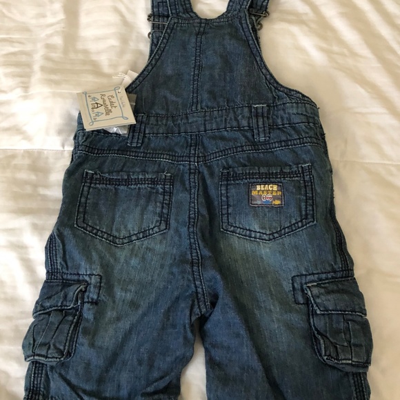 Cadet Rousselle Baby Boy Jean Overalls 18 mths NWT - Picture 6 of 7